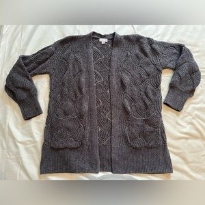 SO gray cardigan size medium